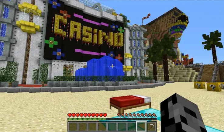 How to Build a Casino in Minecraft?